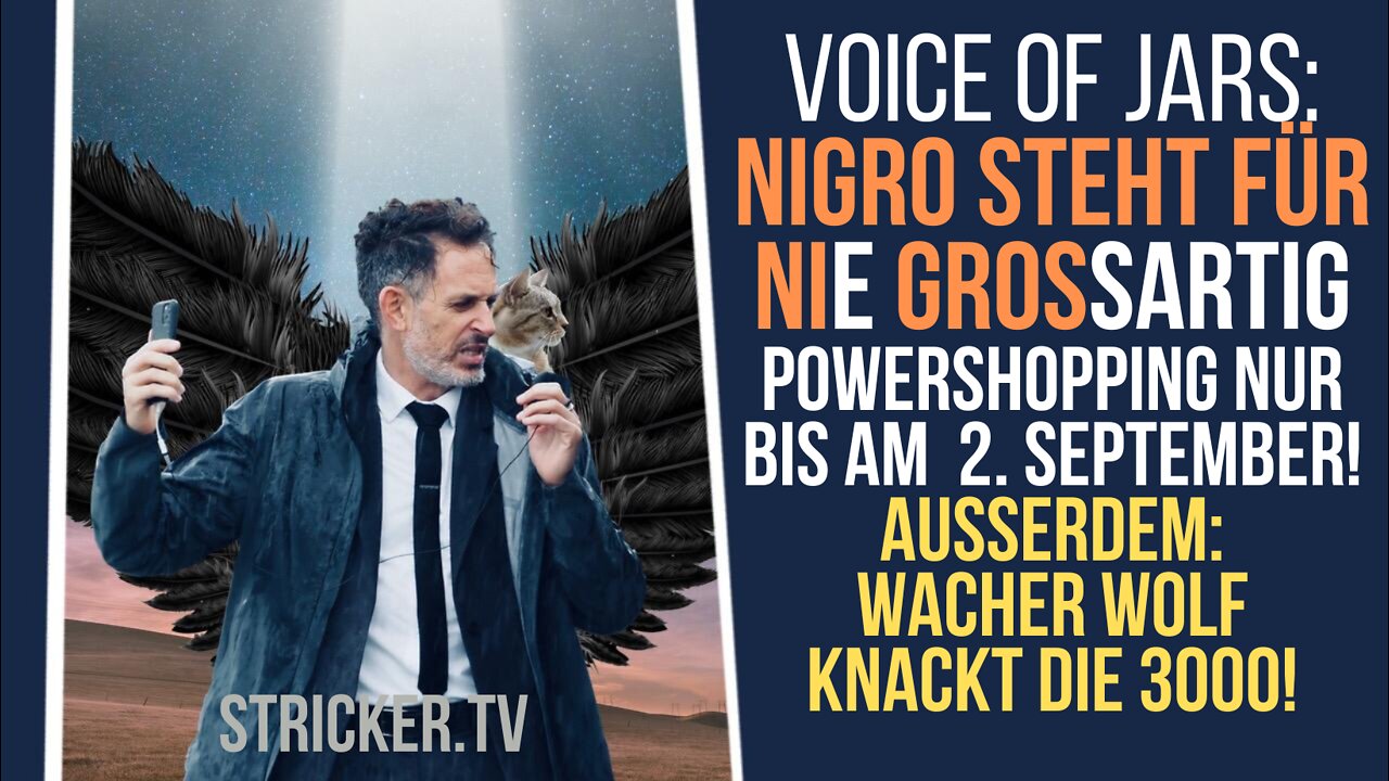 Voice of Jars: NIGROS steht für NIE GROSSARTIG. Powershopping nur noch bis am 2. September!