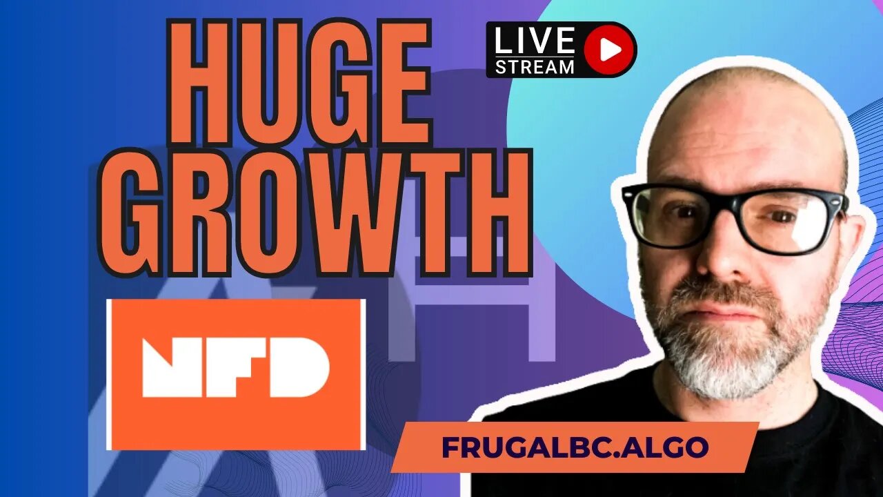 NFD on Algorand hits user milestone | FrugalBC algorand, hedera, crypto news livestream