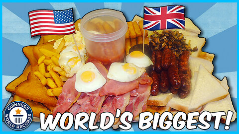 EATING THE WORLD’S BIGGEST ENGLISH BREAKFAST CHALLENGE