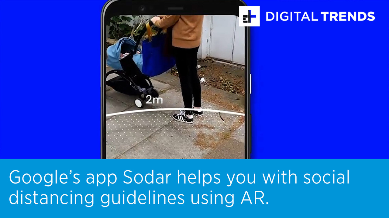 Google’s web app Sodar helps you with social distancing guidelines using AR.