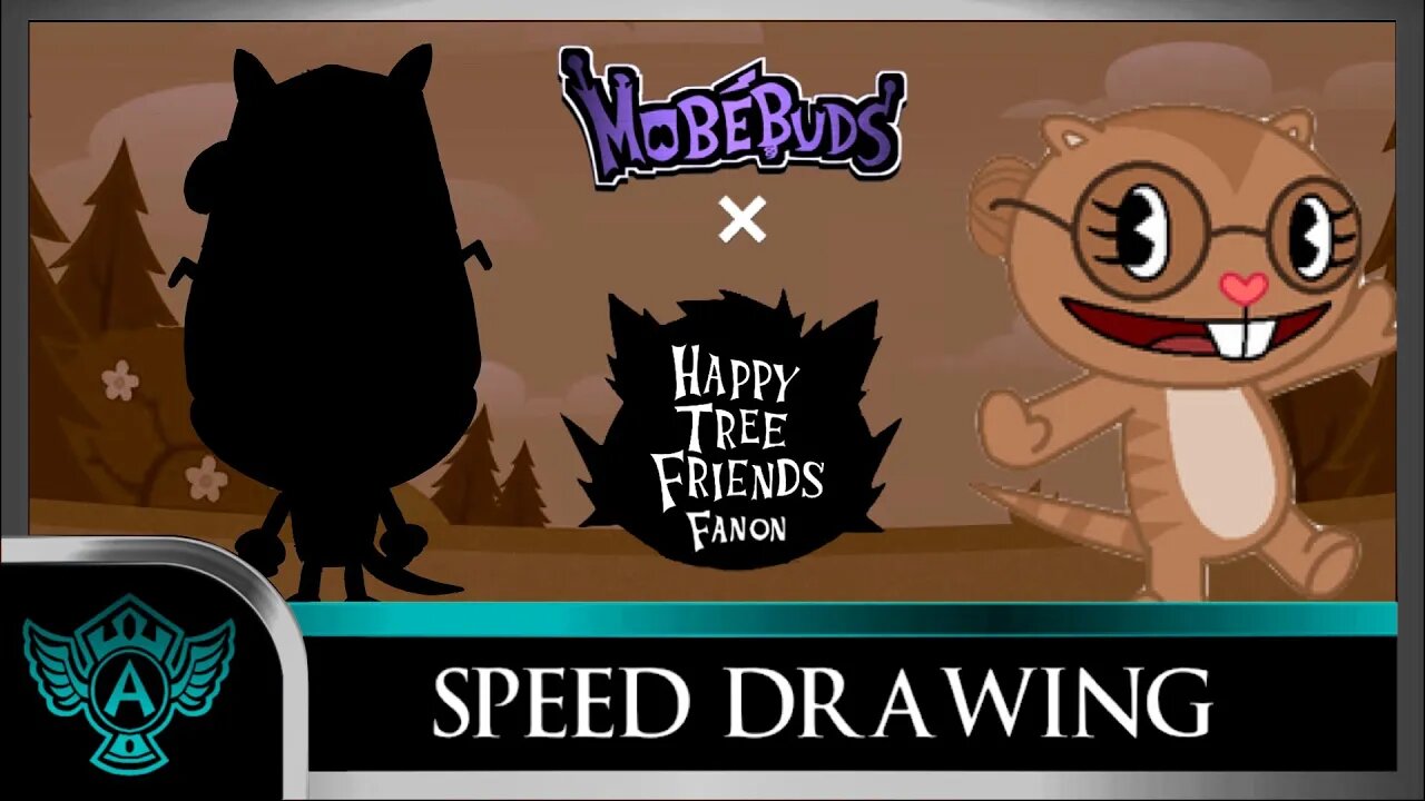 Speed Drawing: Happy Tree Friends Fanon - Booko | Mobebuds Style