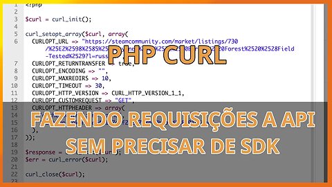 Live: PHP e Curl - Requisitando URLS e apis diretamente do PHP