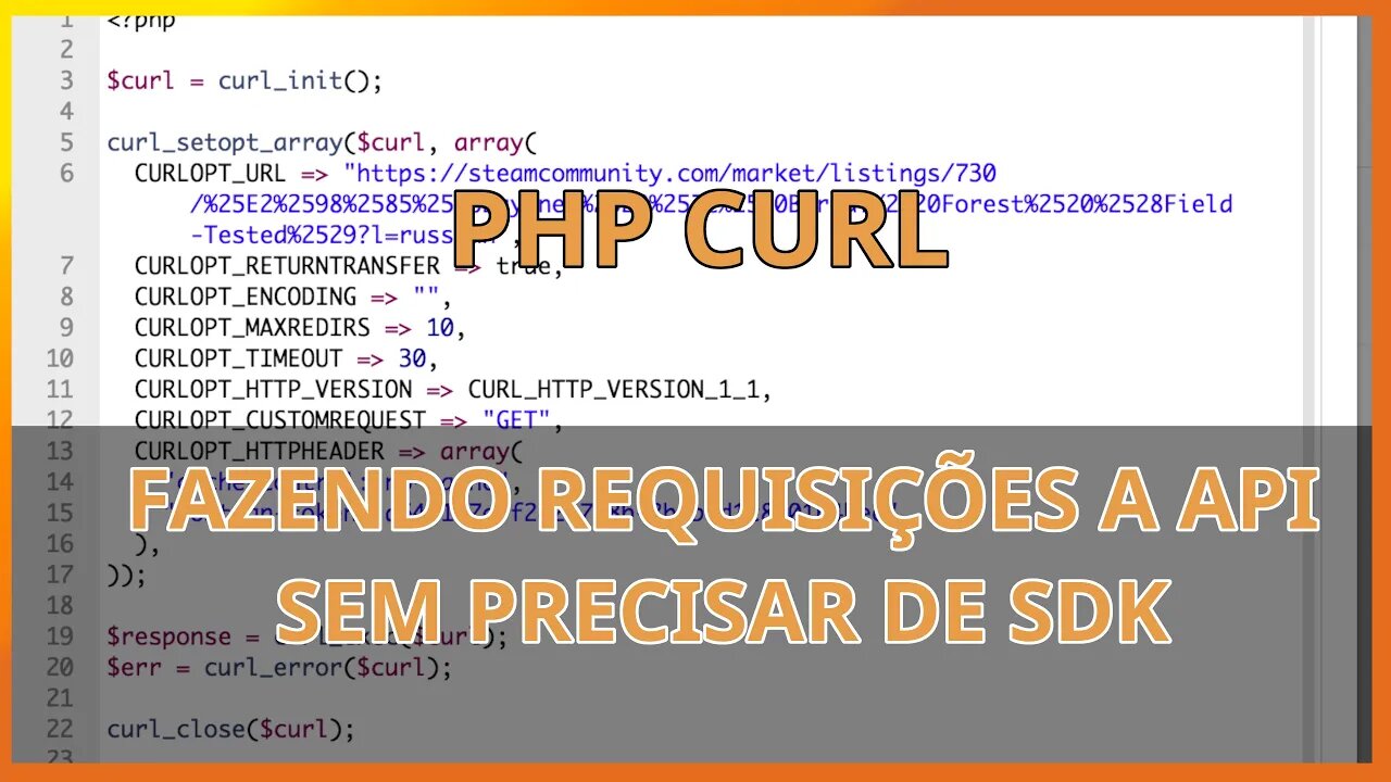 Live: PHP e Curl - Requisitando URLS e apis diretamente do PHP