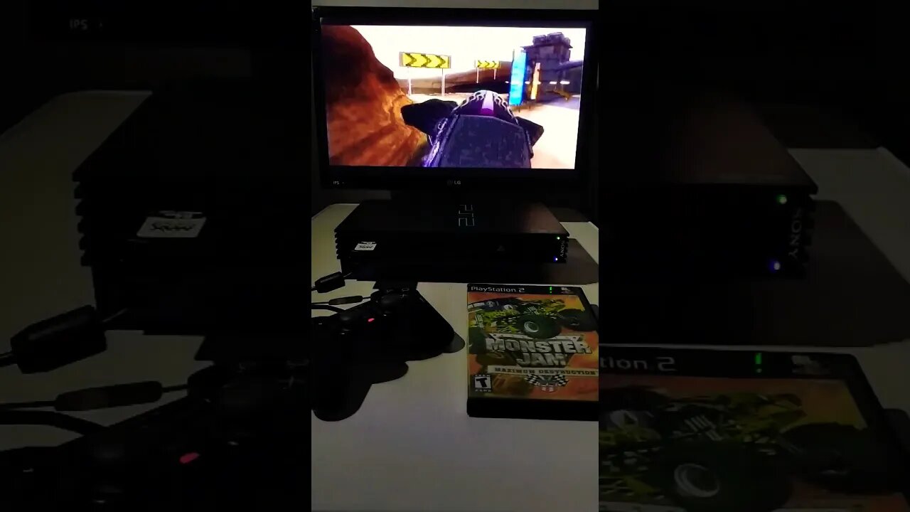 Quer jogar um jogo típico americano?! Monster Jam neles!! - PlayStation 2