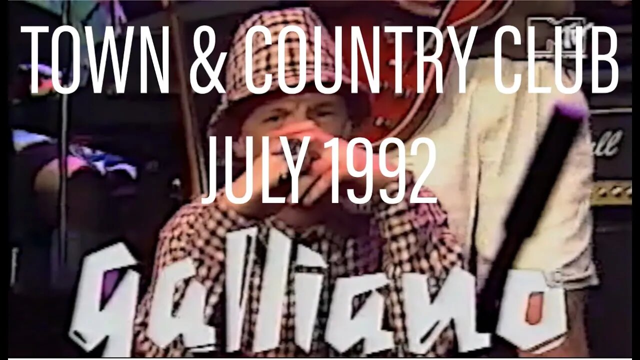 Galliano Live @ Town & Country Club - June 1992 - KHAZ'S REMASTER