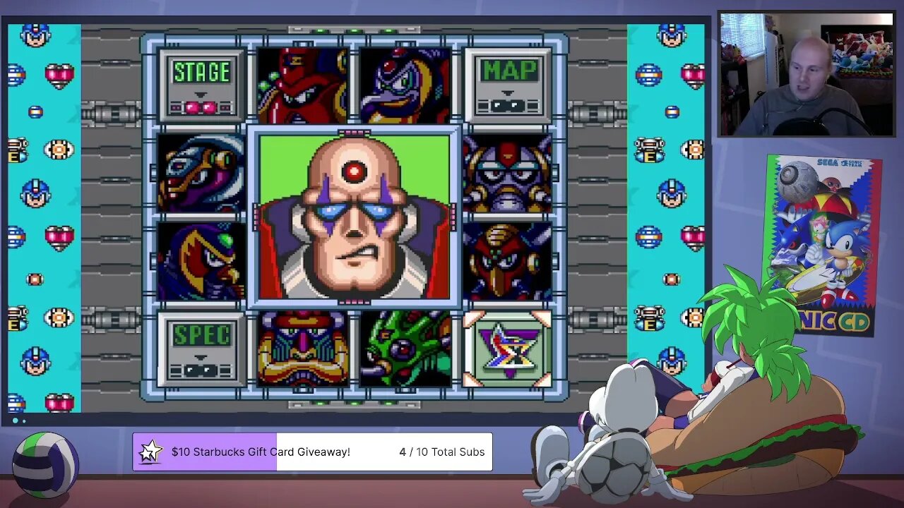 Mega man X let’s play part 2 (broadcast July 11th)