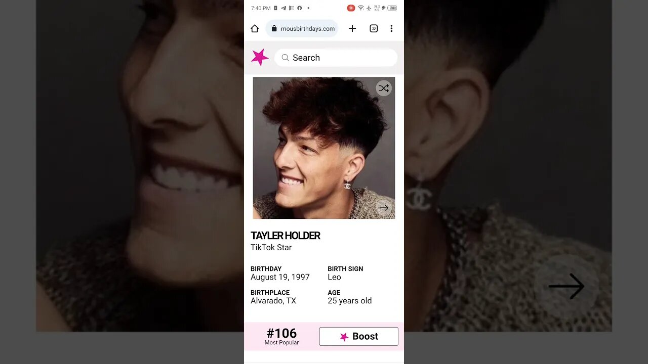 HAPPY 25 BIRTHDAY TAYLER HOLDER