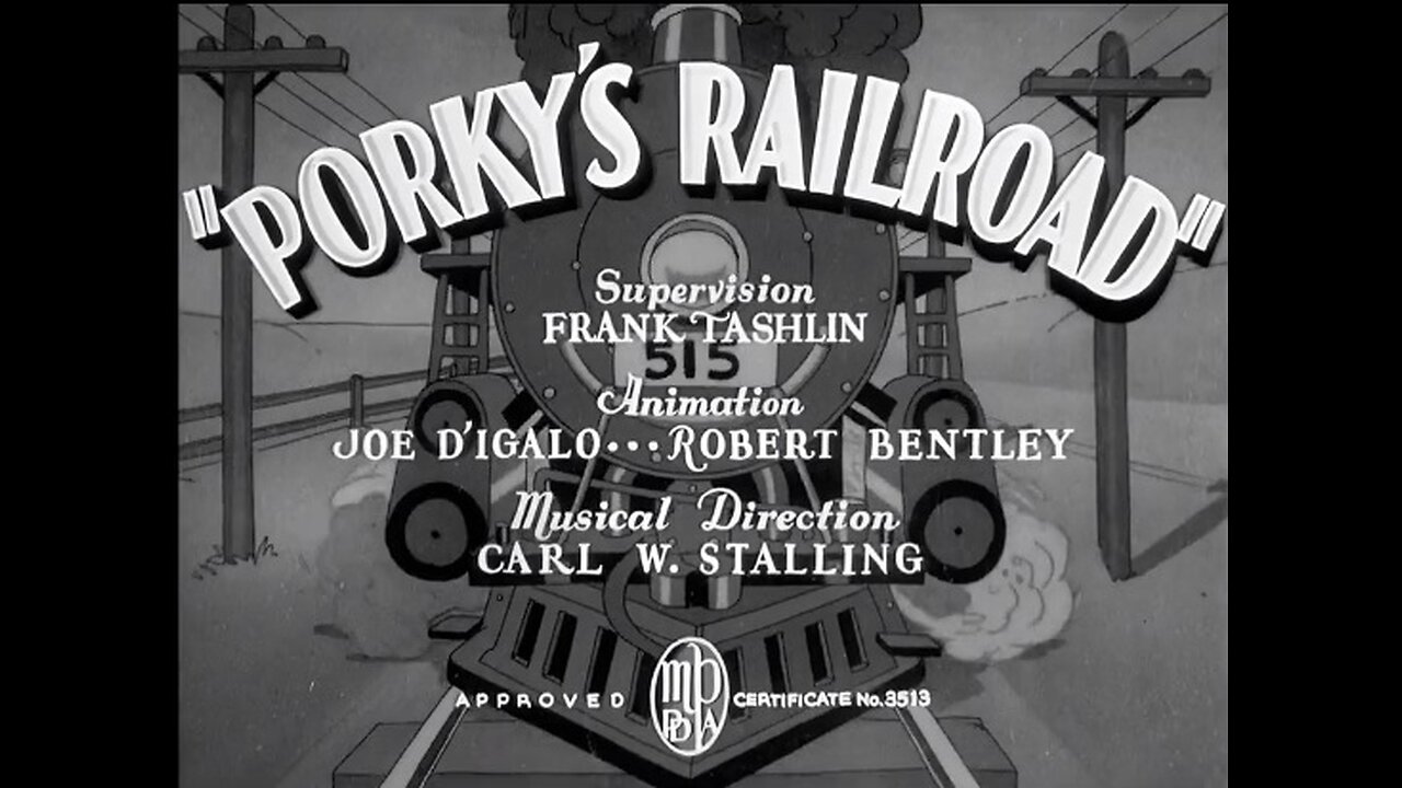 Porky's Railroad - The 1937 Looney Tunes Classic Animated Short Starring Porky Pig