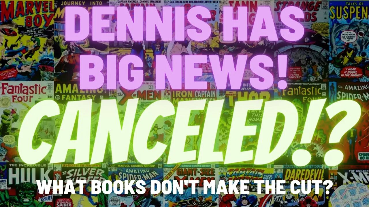 After 44 years of collecting X-men is Dennis finally CANCELING his marvel and or DC Titles? Find out