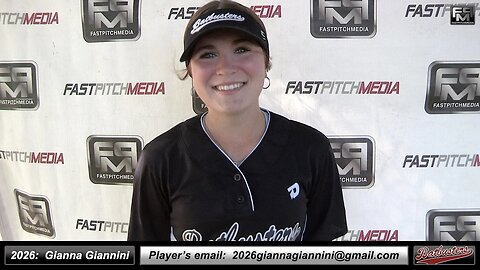 2026 Gianna "Gigi" Giannini - 3.7 GPA - Shortstop and Outfielder Softball Recruiting Skills Video