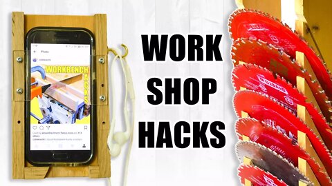 5 Quick WORKSHOP Hacks / Woodworking Tips and Tricks