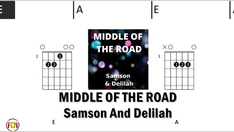 MIDDLE OF THE ROAD Samson And Delilah - Guitar Chords & Lyrics HD