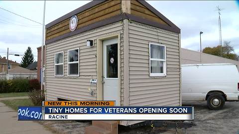 Tiny houses for veterans open this Sunday in Racine