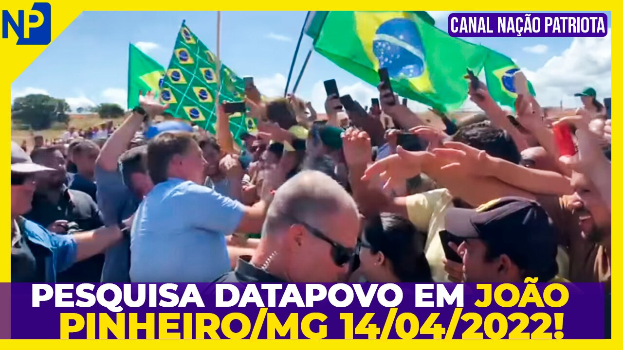 CHEGADA ESPETACULAR DE JAIR BOLSONARO EM JOÃO PINHEIRO MINAS GERAIS