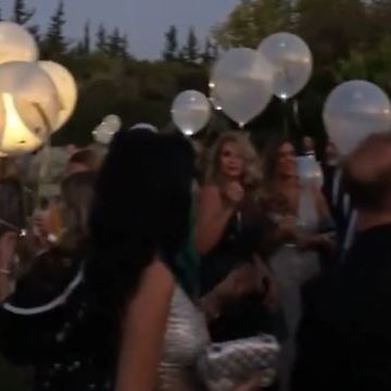 Εικόνες μετά τον γάμο των Ρέμου - Μπόσνιακ