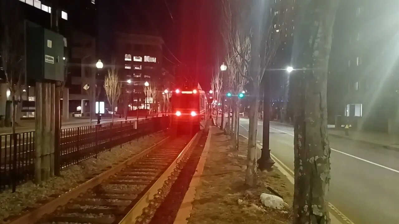 checking on the trolley train speed down Huntington Ave since they have placed restrictions on speed