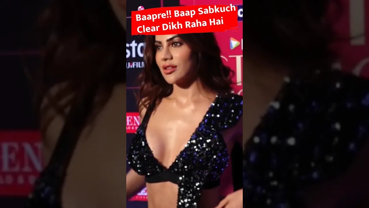 nikki tamboli ka bold look ,viral video #ytshort #bollywood #youtubeshorts #actressspotted