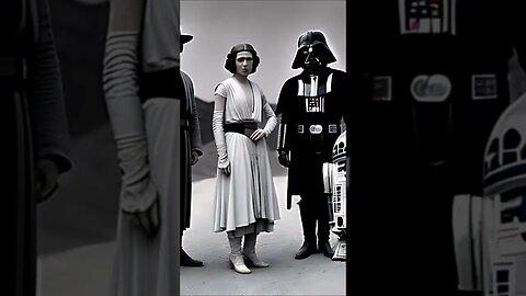 AI - Star Wars as a 1920's silent film