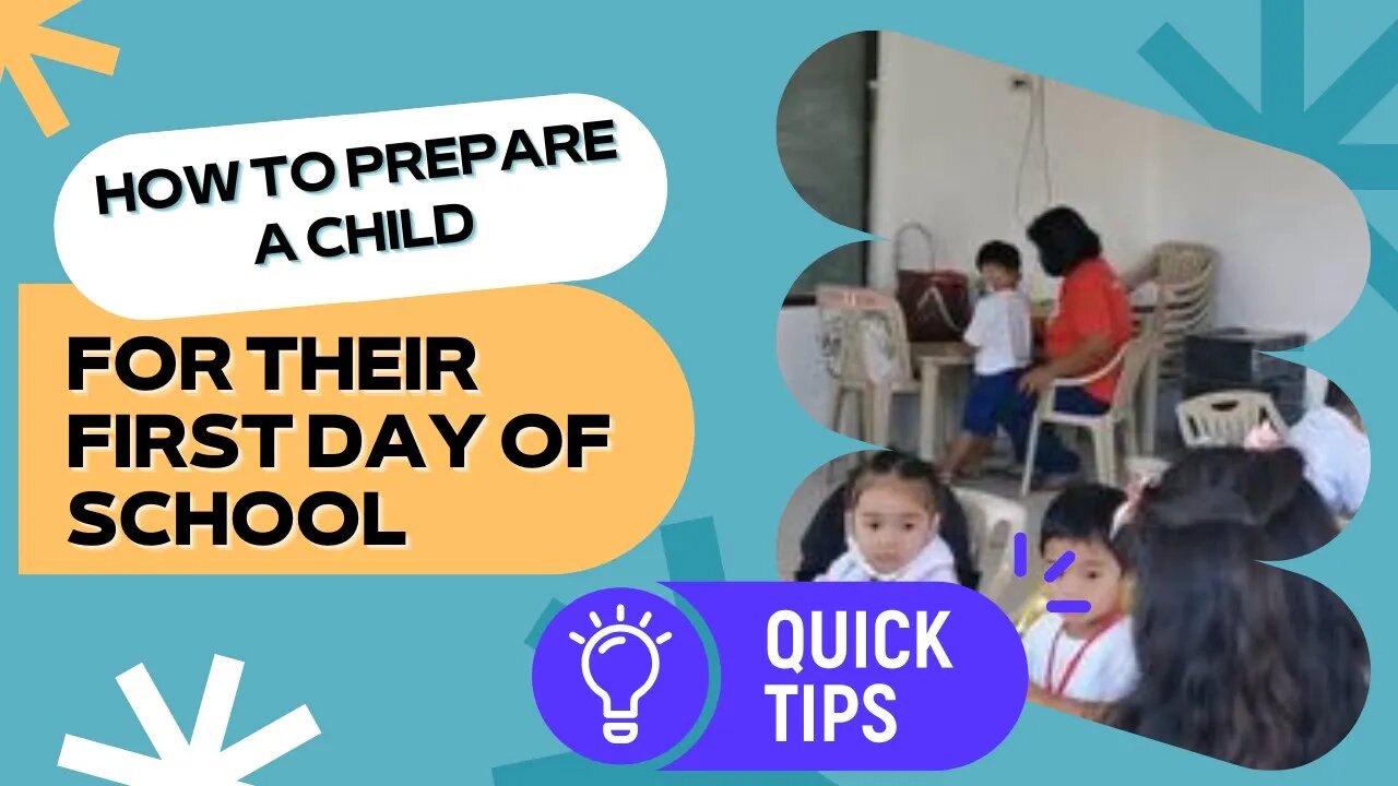 Essential tips for preparing your child for their first day of school