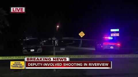 HCSO on scene of deputy-involved shooting in Riverview