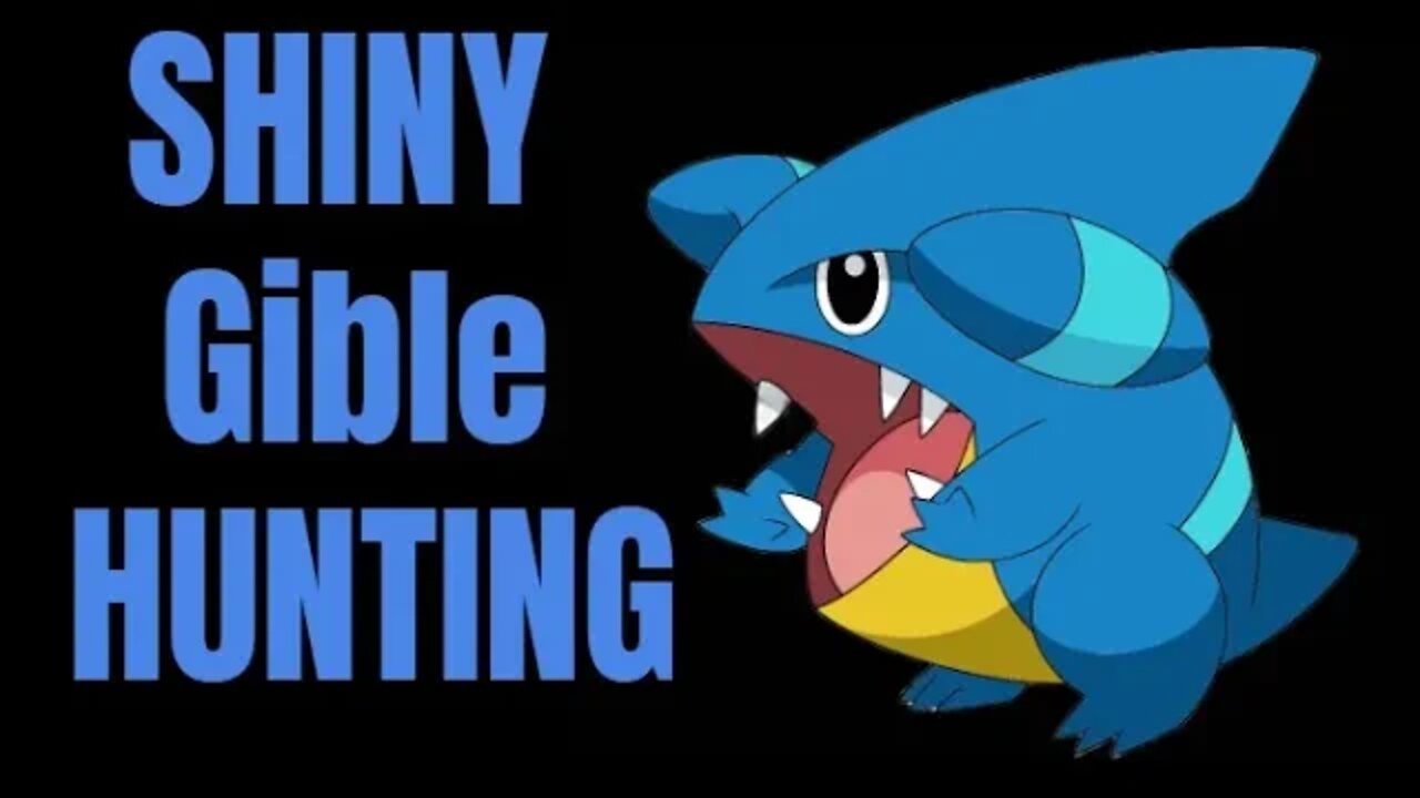 Catching a SHINY Gible in Pokémon...