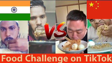 Funny Food Challange On TikTok | Who will win INDIA Vs CHINA | Be Me Stick |