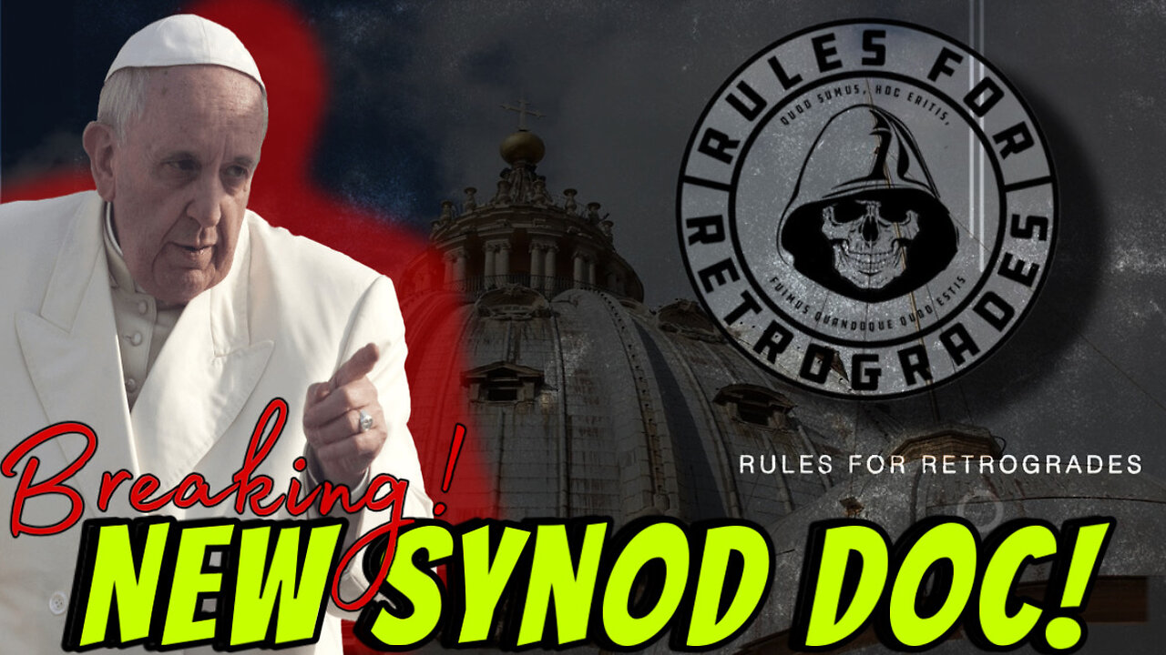 Live & Breaking! New Synod Doc Drops!