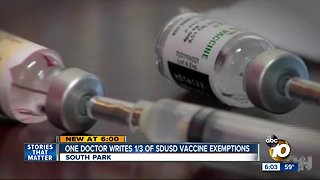 Doctor behind one-third of SDUSD vaccine exemptions speaks