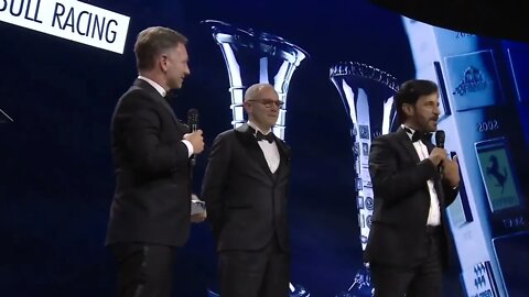 MBS references to the cost cap during his speech at the FIA GALA #FIAPrizeGiving2022