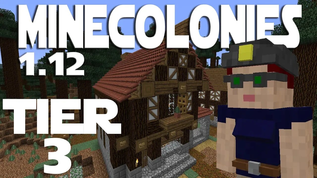 Minecraft Minecolonies 1.12 ep 21 - Tier 3 House For The Smelter