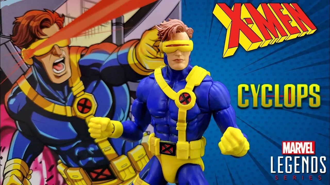 Marvel Legends Series X-Men Marvel’s Cyclops 90s Animated Series Action Figure Review