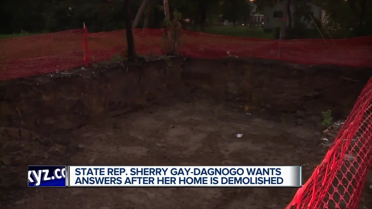 State Rep. wants answers after home renovation project in Detroit is mysteriously demolished