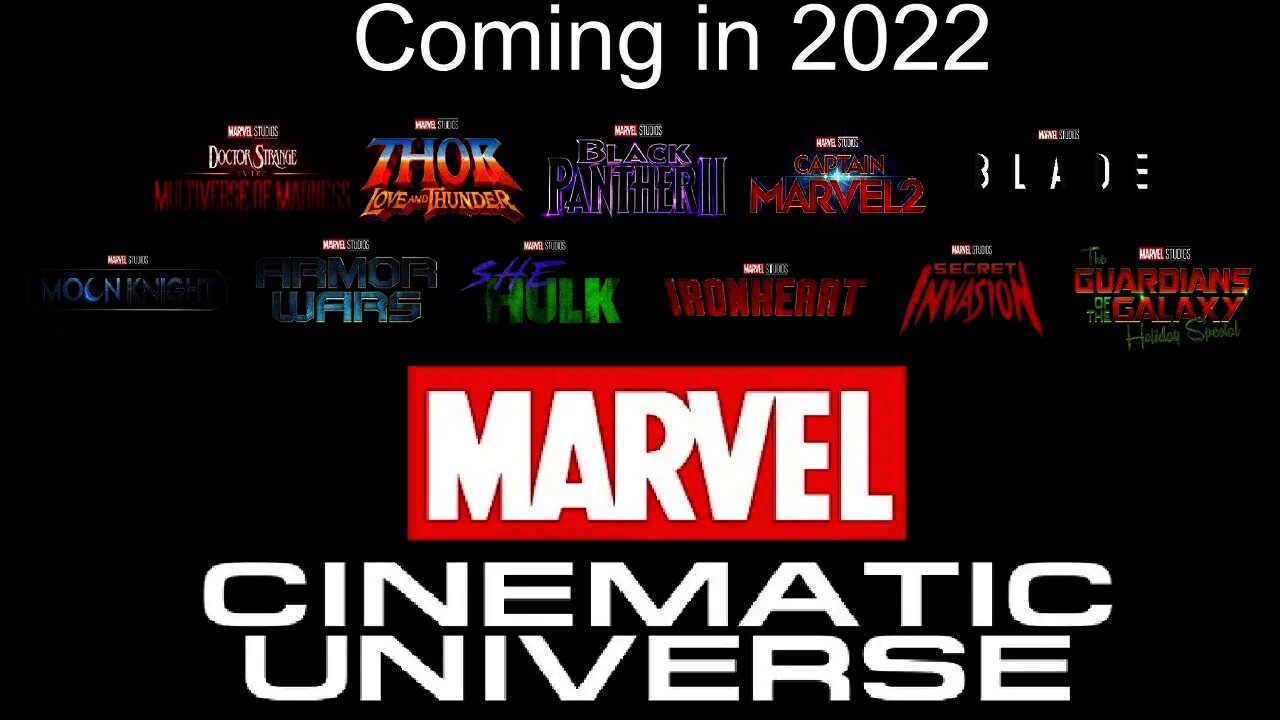 MCU for 2022: Dr. Strange 2, Thor 4, Black Panther 2, Guardians of the Galaxy Holiday Special & More