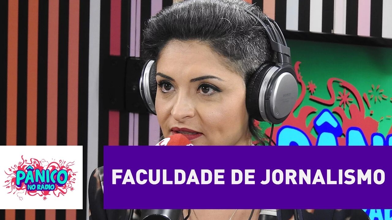 "Bombei em rádio", diz Madeleine Lacsko sobre faculdade de jornalismo | Pânico