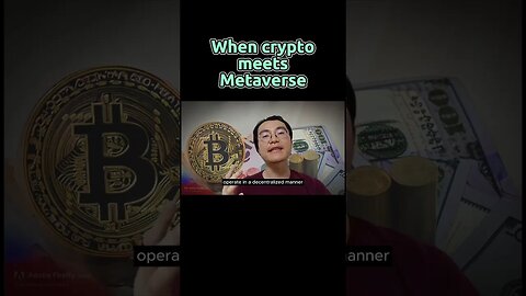 When #cryptocurrency meets #metaverse #bitcoin