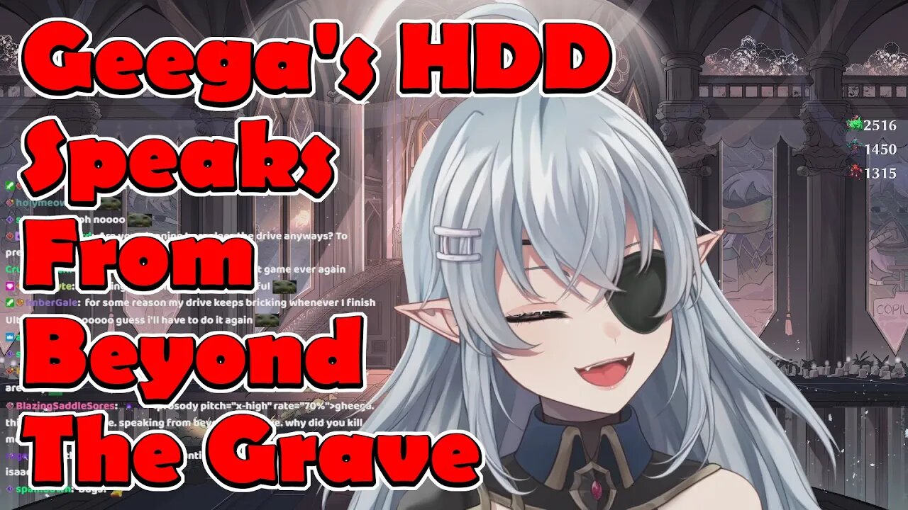 @GEEGA's Hard Drive Speaks From Beyond The Grave #vtuber #clips