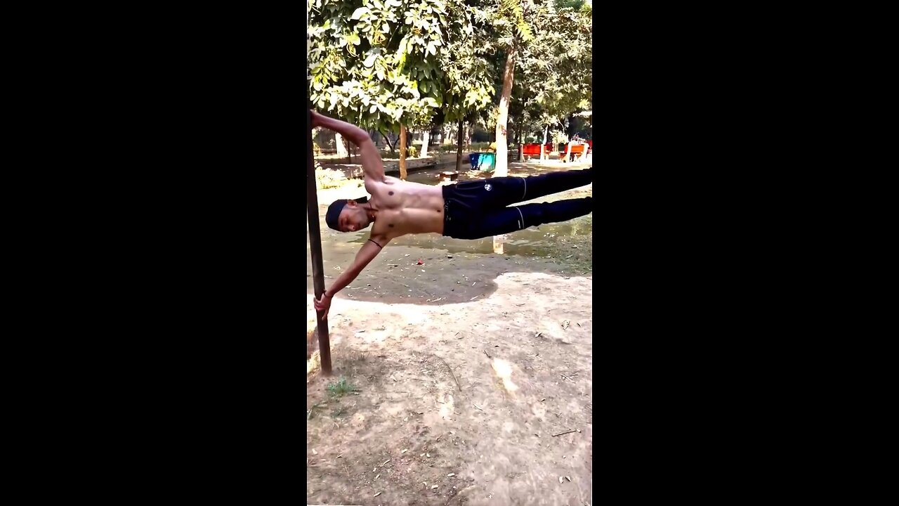 Human flag | Gymnastics | Calisthenics | Workout