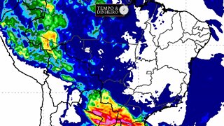 Previsão de mais chuvas fortes no Sul e Norte do País