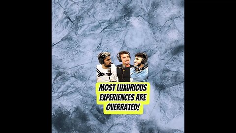 Most luxurious experiences are overrated! #shorts