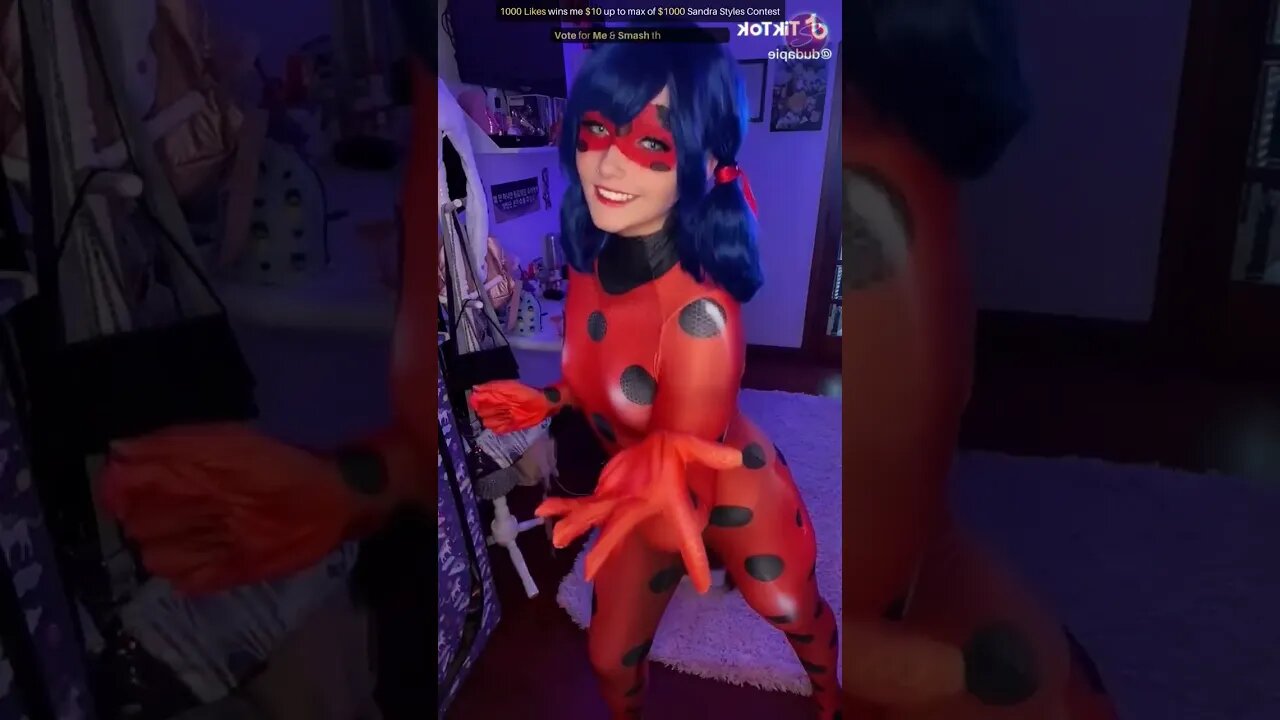 Ladybug Cosplay 1000 Likes Contest 👧🐞 #shorts