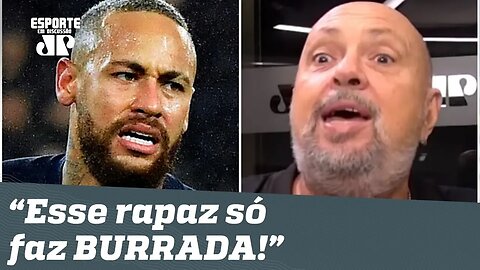 "O Neymar CAVOU a expulsão! Dá pra vir pro CARNAVAL, hein?", detona narrador