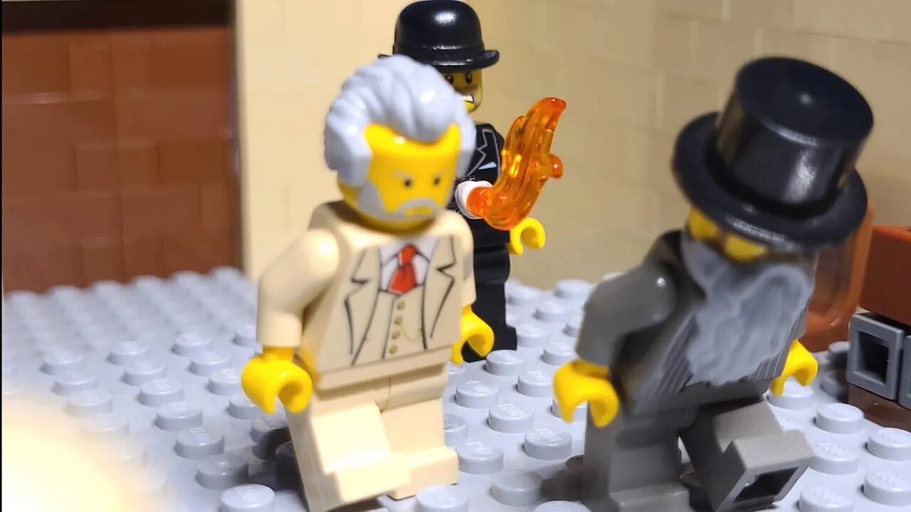 James Garfield Assassination in LEGO.