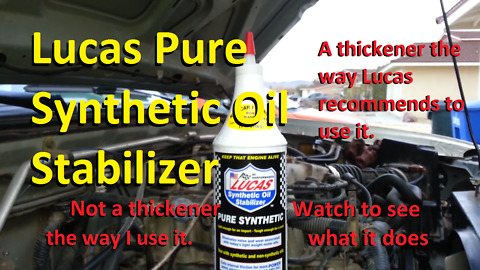 Lucas Pure Synthetic Oil Stabilizer