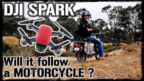 DJI Spark following Motorcycle Test