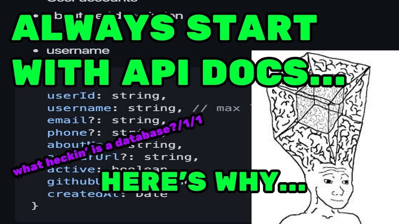 Start with API Documentation on your projects