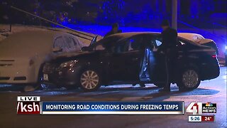Morning commute troubled with black ice due to rare Oct. snowstorm