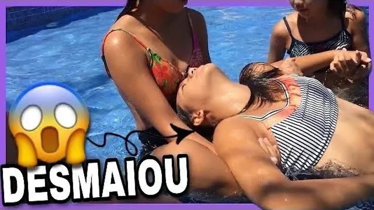 PASSEI MAL NA PISCINA E DESMAIEI - 3 irmãs demais