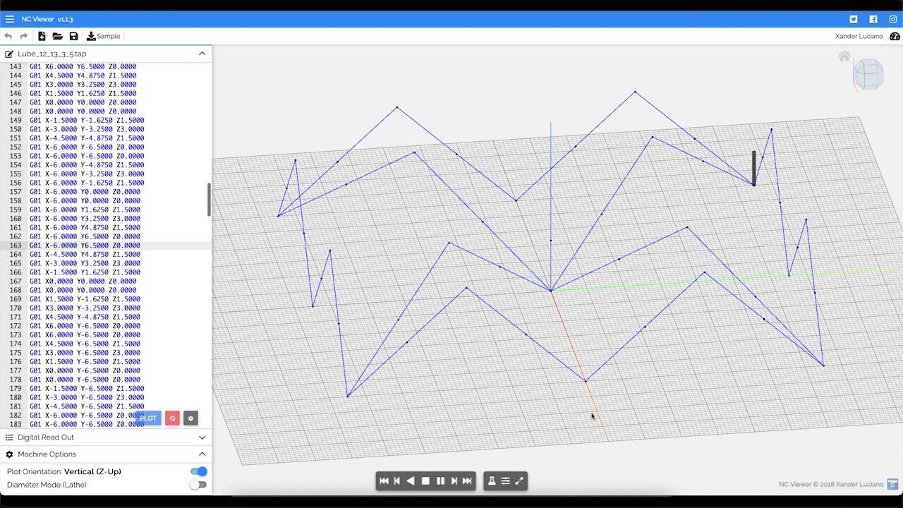 CNC Lube Toolpath Generator