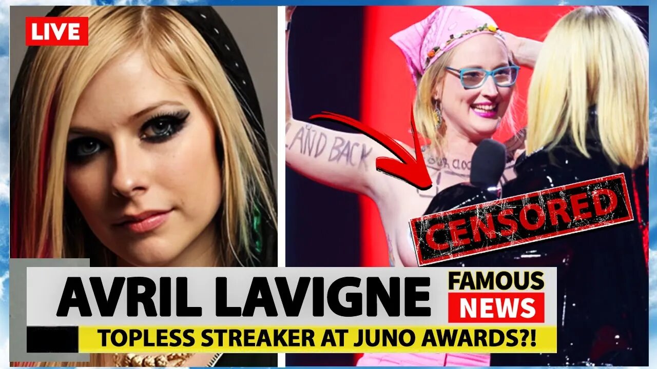 Avril Lavigne Tells STREAKER To F#CK OFF | Famous News