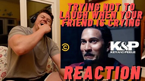 Trying Not to Laugh When Your Friend Is Crying - Key & Peele ((IRISH REACTION!!))